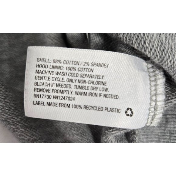 JoyLab Gray  Cropped‎ hoodie Small 98% Cotton 2% Spandex Athleisure - Picture 5 of 9